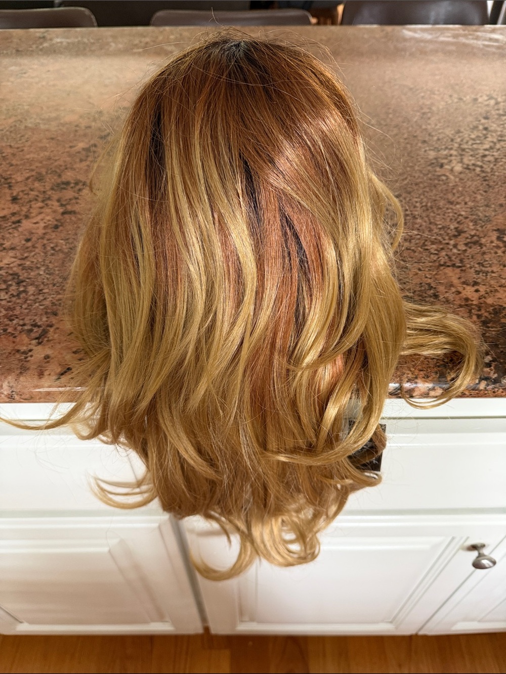 Forever Young Layered Blonde Wig with Golden and Light Brown Highlights